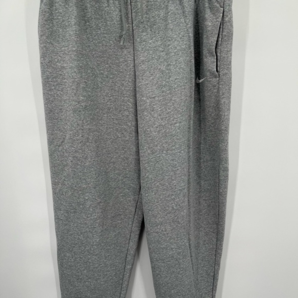 NWT Women's Nike Loose Fit‎ Mid Rise Fleece Lined Sweatpants Gray Sz XL